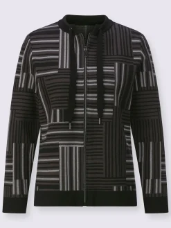 Creation L Gilets Et Cardigans<Veste en tricot jacquard avec viscose (ecovero)