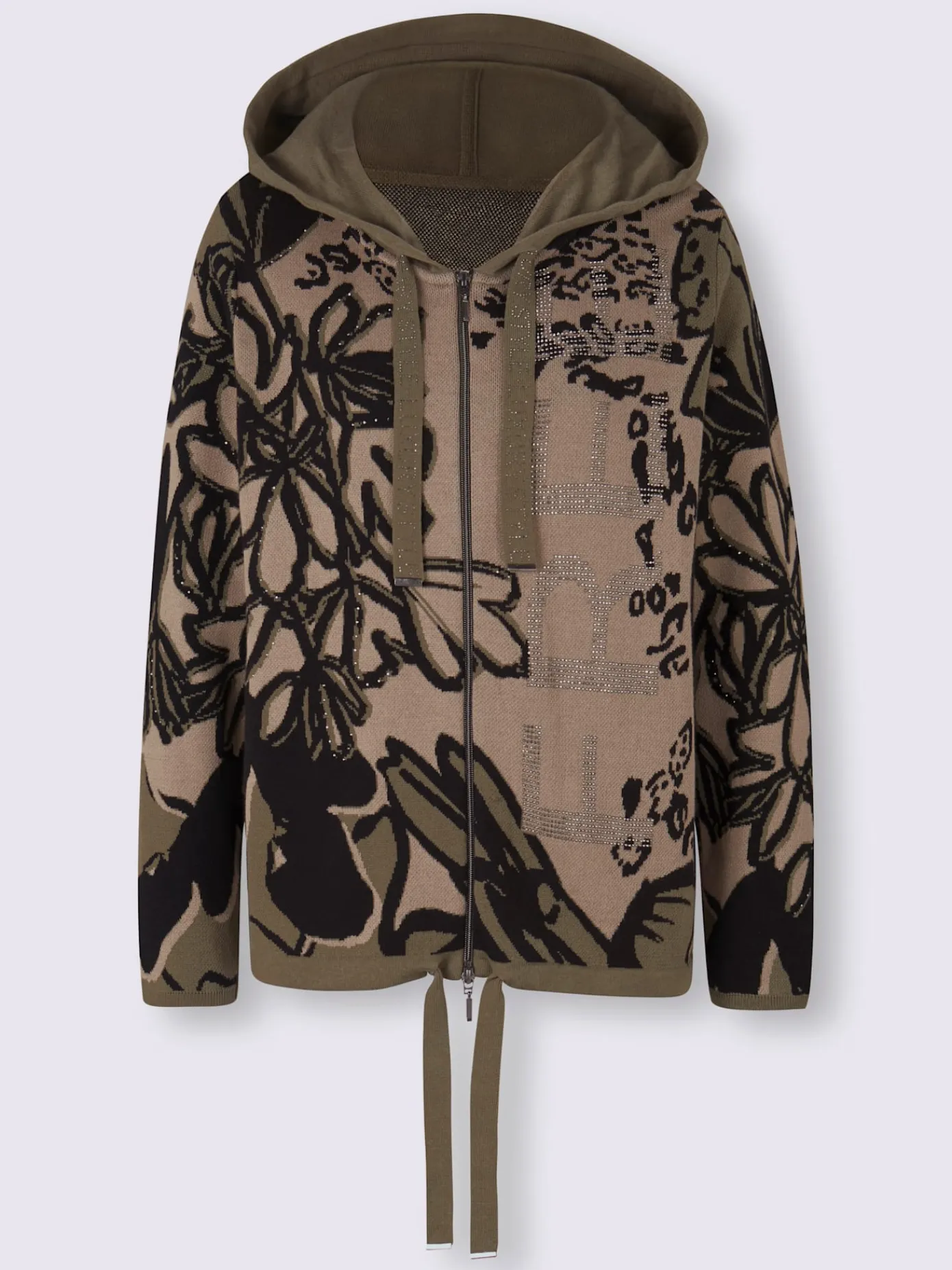 Rick Cardona Gilets Et Cardigans<Veste en tricot jacquard joli jacquard à l'aspect animal