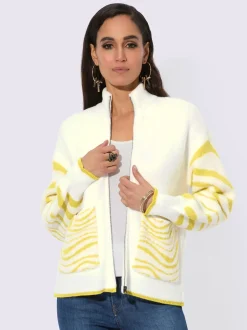 Creation L Gilets Et Cardigans<Veste en tricot jacquard douceur et bien-être