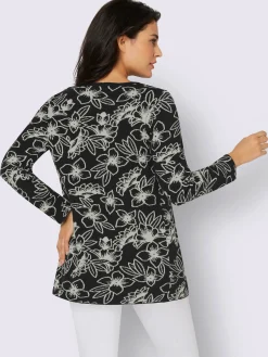 Creation L Gilets Et Cardigans<Veste en tricot jacquard 50% laine vierge