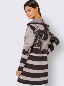 Creation L Gilets Et Cardigans<Veste en tricot jacquard mélange de viscose doux