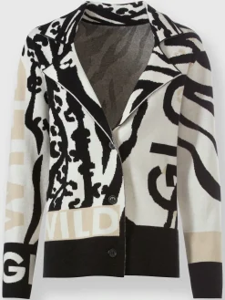 Rick Cardona Gilets Et Cardigans<Veste en tricot jacquard superbe motif jacquard