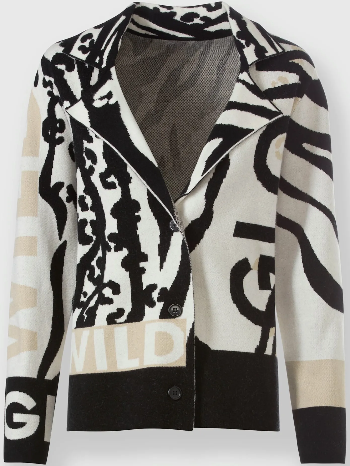 Rick Cardona Gilets Et Cardigans<Veste en tricot jacquard superbe motif jacquard