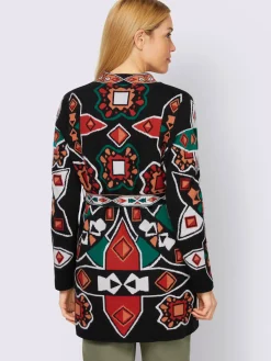 Rick Cardona Gilets Et Cardigans<Veste en tricot jacquard tricot jacquard de qualité