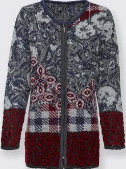 Gilets Et Cardigans<Veste en tricot jacquard joli motif jacquard