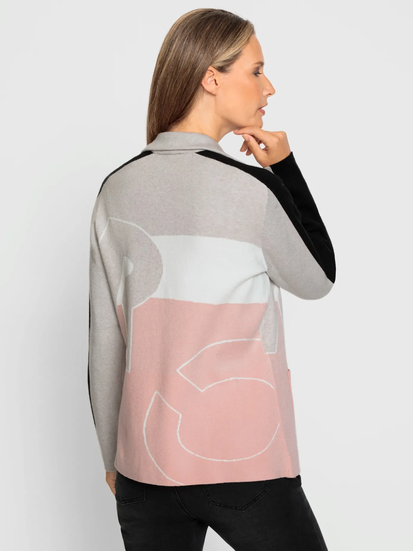 Rick Cardona Gilets Et Cardigans<Veste en tricot jacquard motif patchwork