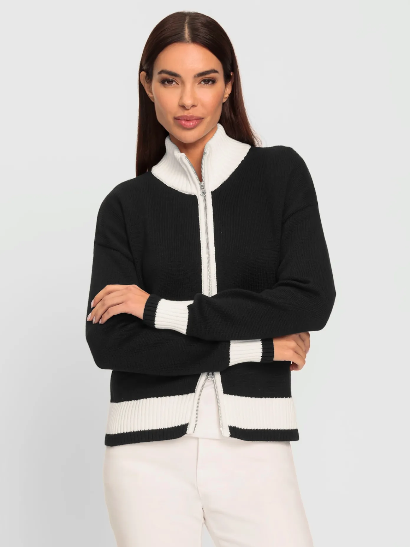 Rick Cardona Gilets Et Cardigans<Veste en tricot joli aspect contrasté