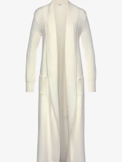 LASCANA Gilets Et Cardigans<Veste en tricot long manteau en tricot en mélange de viscose