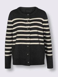Best Connection Gilets Et Cardigans<Veste en tricot motif à rayures exclusif