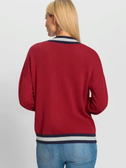 Rick Cardona Gilets Et Cardigans<Veste en tricot motif color block tendance