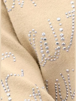 Mandarin Gilets Et Cardigans<Veste en tricot petites pierres fantaisie tendance