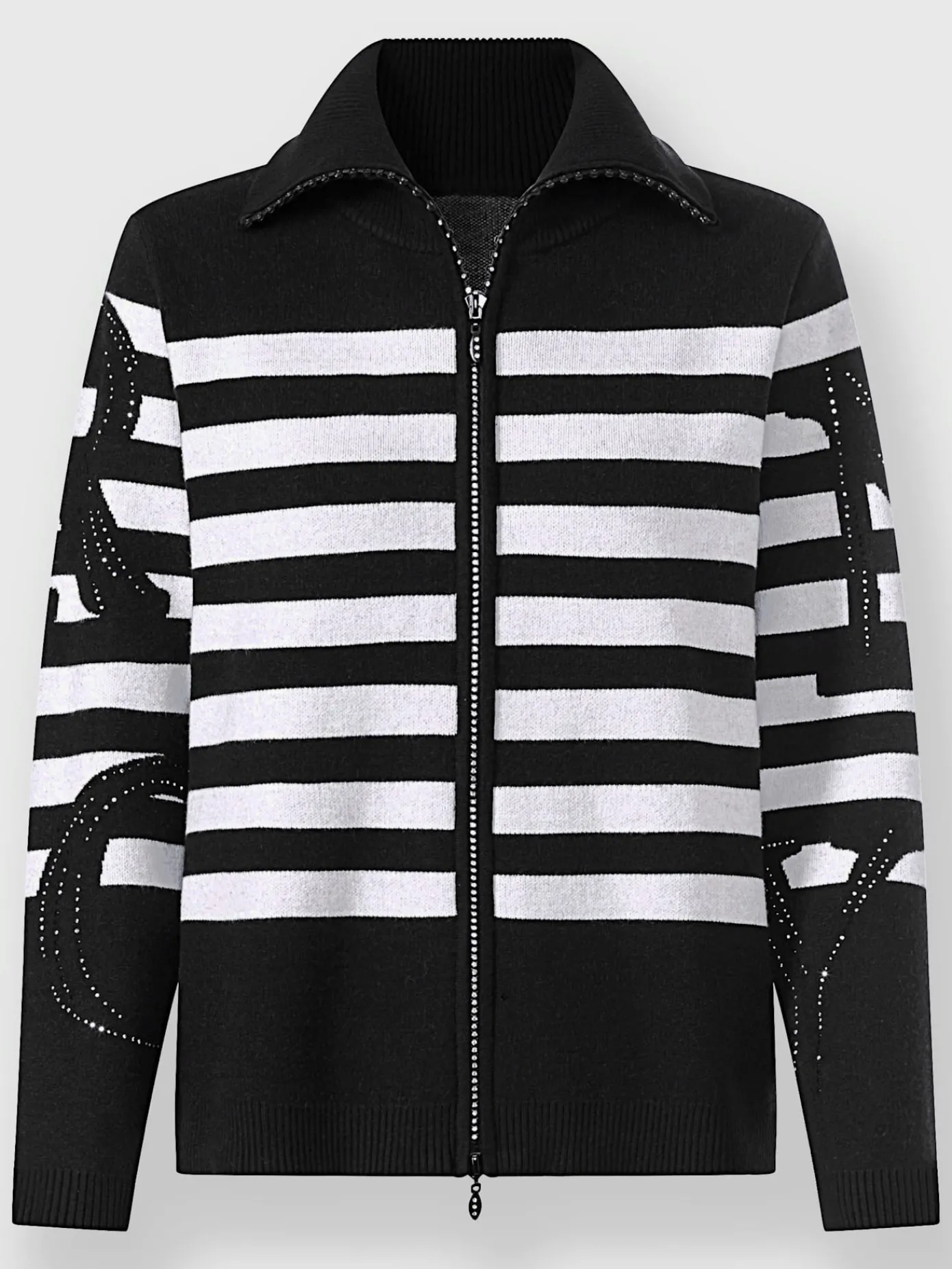 Rick Cardona Gilets Et Cardigans<Veste en tricot pierres brillantes fantaisie