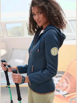 LASCANA ACTIVE Vestes<Veste en tricot polaire avec capuche