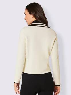 CREATION L PREMIUM Gilets Et Cardigans<Veste en tricot pure laine mérinos