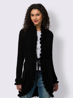 Linea Tesini Gilets Et Cardigans<Veste en tricot superbe mélange de motifs tricotés