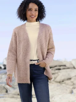 Linea Tesini Gilets Et Cardigans<Veste en tricot tricot ajouré