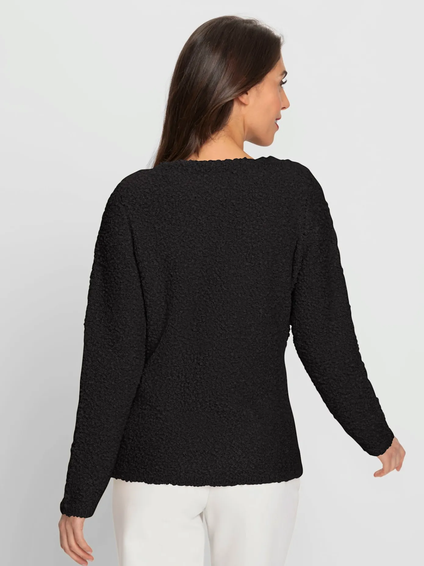 Ashley Brooke Gilets Et Cardigans<Veste en tricot tricot bouclé