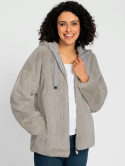 Vestes<Veste imitation fourrure allure tendance