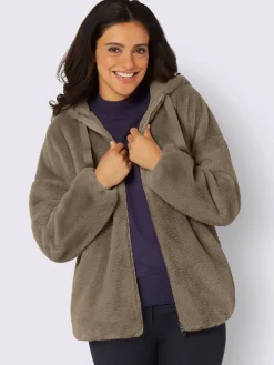 Vestes<Veste imitation fourrure allure tendance