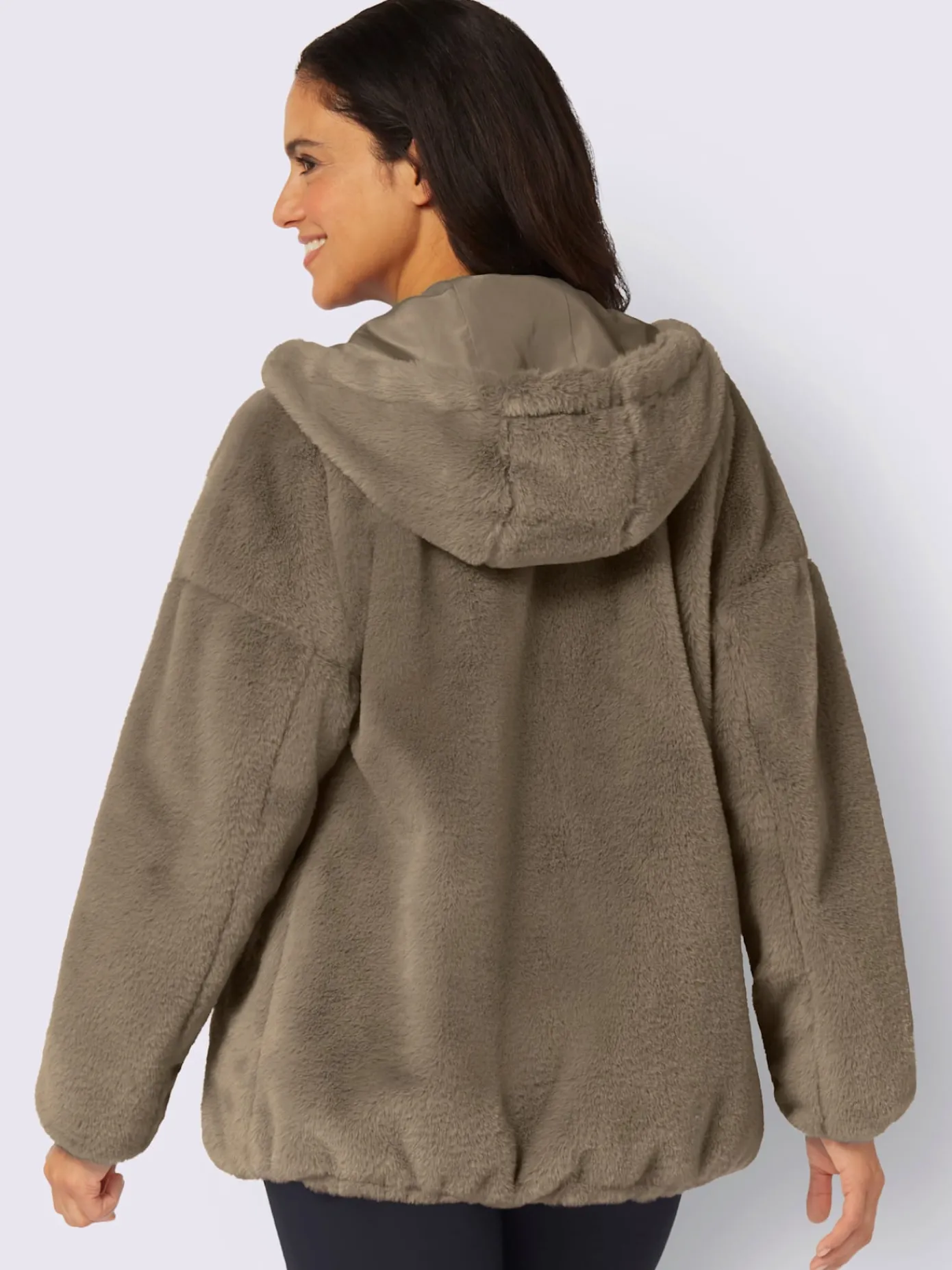 Vestes<Veste imitation fourrure allure tendance