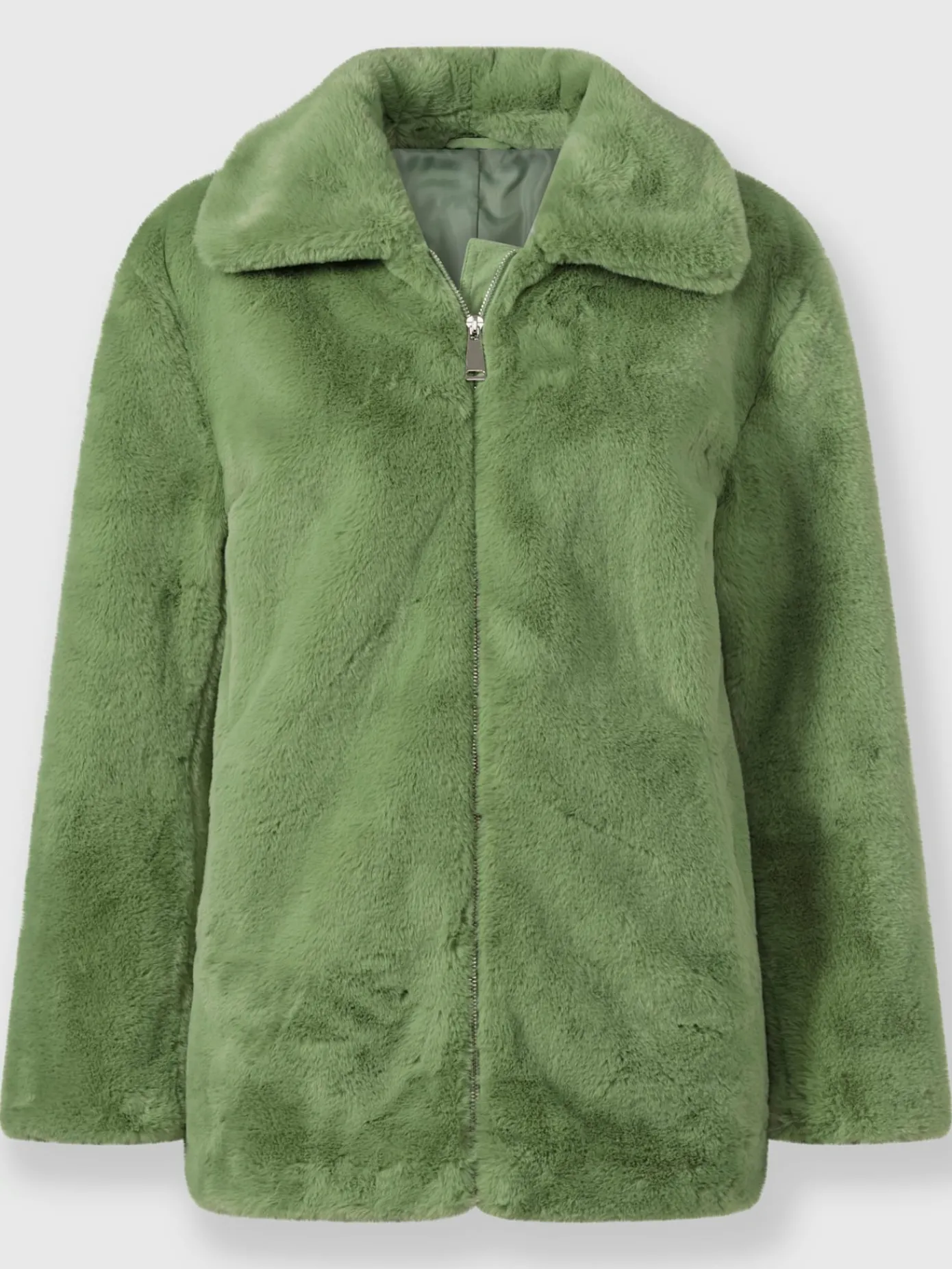 Vestes<Veste imitation fourrure polyester recyclé