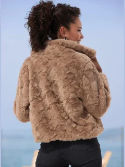 LASCANA Vestes<Veste imitation fourrure veste courte tendance