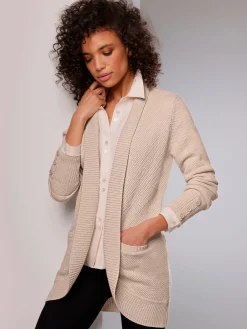 CREATION L PREMIUM Gilets Et Cardigans<Veste longue en tricot