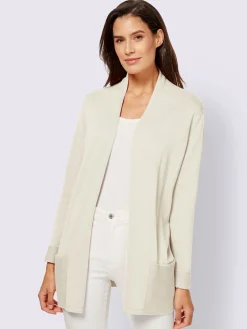 Gilets Et Cardigans<Veste longue en tricot 100% coton pima