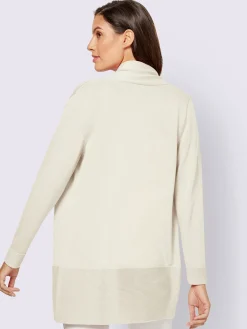 Gilets Et Cardigans<Veste longue en tricot 100% coton pima