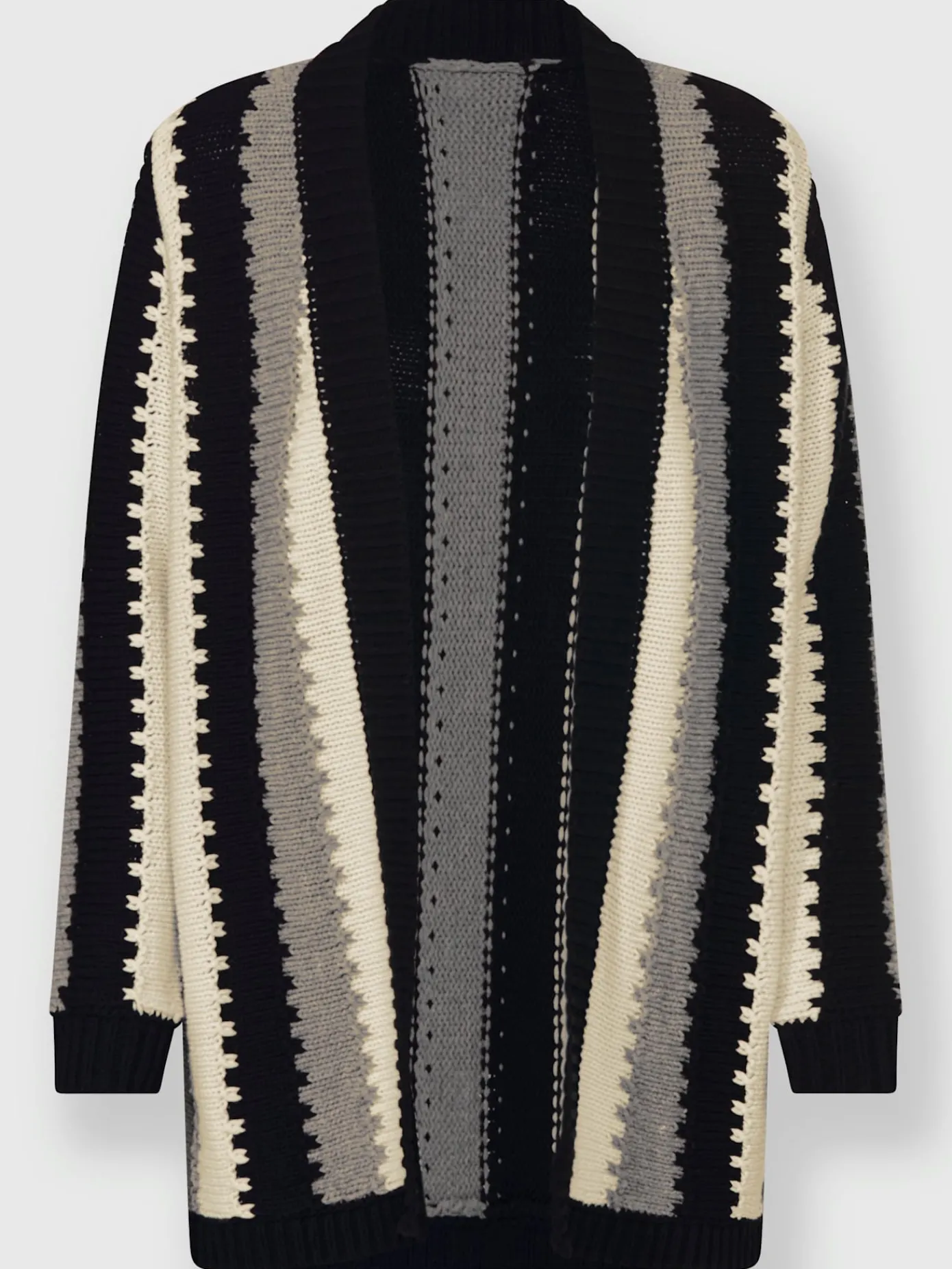 Gilets Et Cardigans<Veste longue en tricot 100% coton