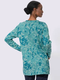 Creation L Gilets Et Cardigans<Veste longue en tricot 30% laine vierge