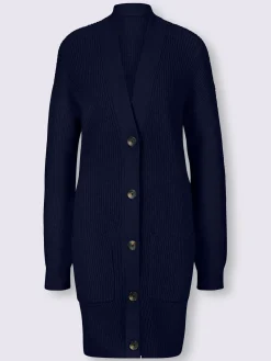 Best Connection Gilets Et Cardigans<Veste longue en tricot 2 poches plaquées