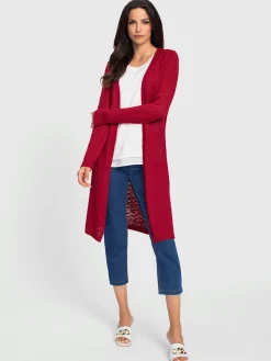 Ashley Brooke Gilets Et Cardigans<Veste longue en tricot coupe longue