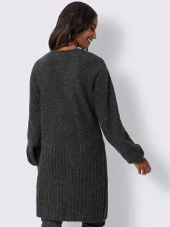 Mandarin Gilets Et Cardigans<Veste longue en tricot coupe longue tendance