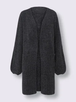 Mandarin Gilets Et Cardigans<Veste longue en tricot coupe longue tendance