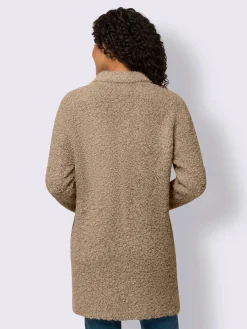 Linea Tesini Gilets Et Cardigans<Veste longue en tricot col montant tendance