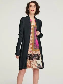 Linea Tesini Gilets Et Cardigans<Veste longue en tricot look décontracté tendance