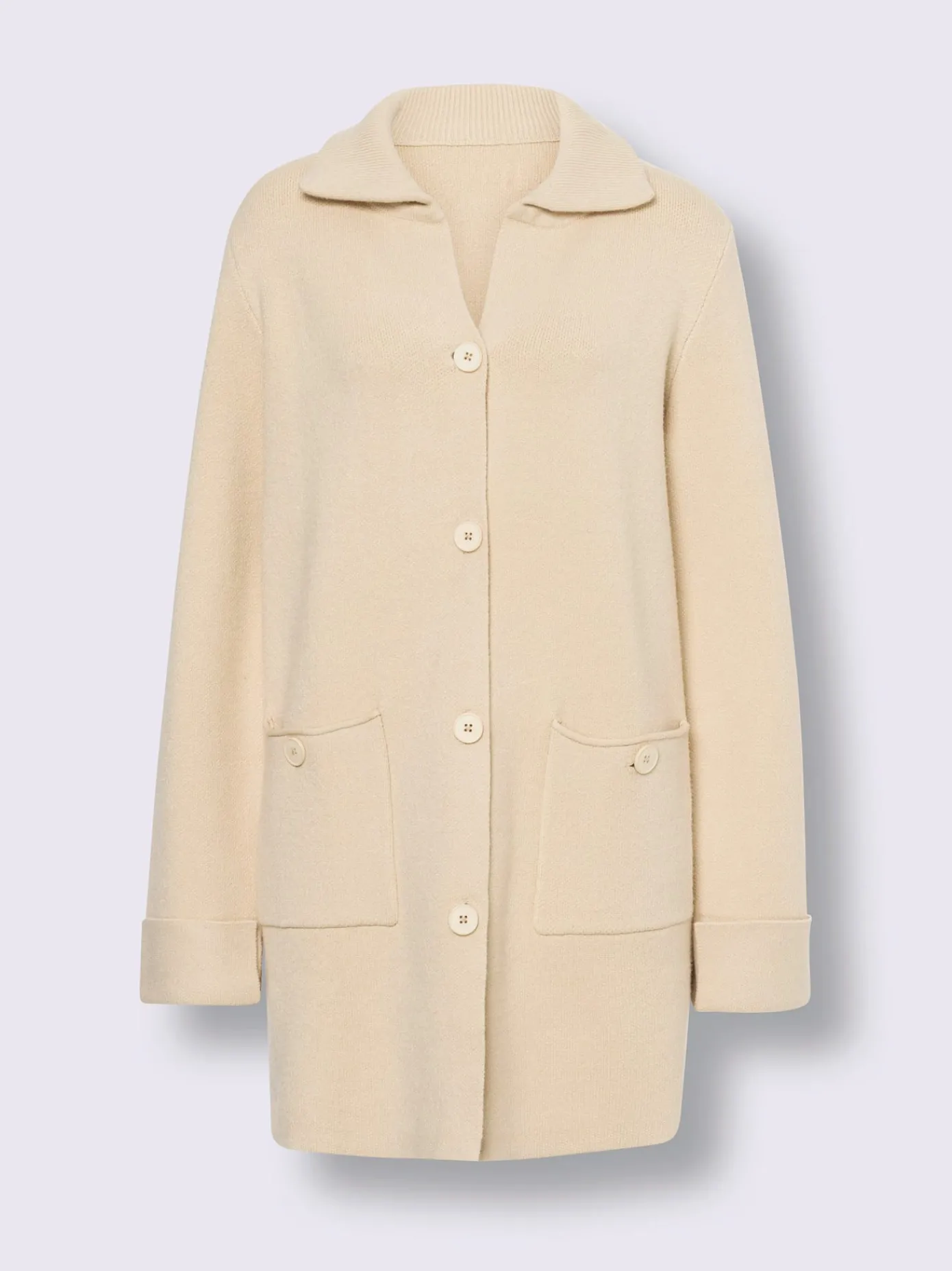 Best Connection Gilets Et Cardigans<Veste longue en tricot mélange de viscose doux