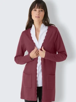 CREATION L PREMIUM Tenues De Cérémonie<Veste longue en tricot produit naturel d'exception