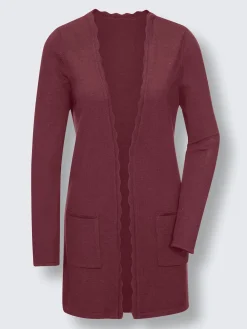 CREATION L PREMIUM Tenues De Cérémonie<Veste longue en tricot produit naturel d'exception