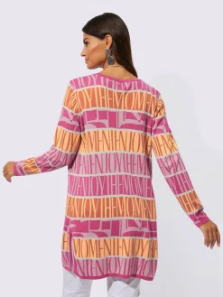 Creation L Gilets Et Cardigans<Veste longue en tricot qualité lyocell estivale