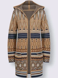 Collection L Gilets Et Cardigans<Veste longue en tricot toucher doux