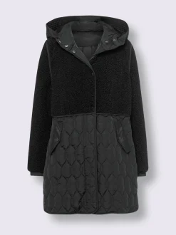 Mandarin Vestes<Veste longue superbe mélange de matières