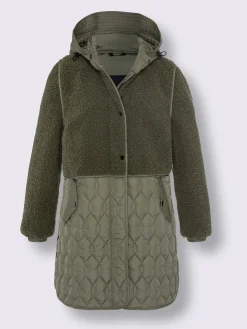 Mandarin Vestes<Veste longue superbe mélange de matières