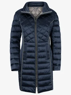 Vestes<Veste matelassée brillante estructurée col montant