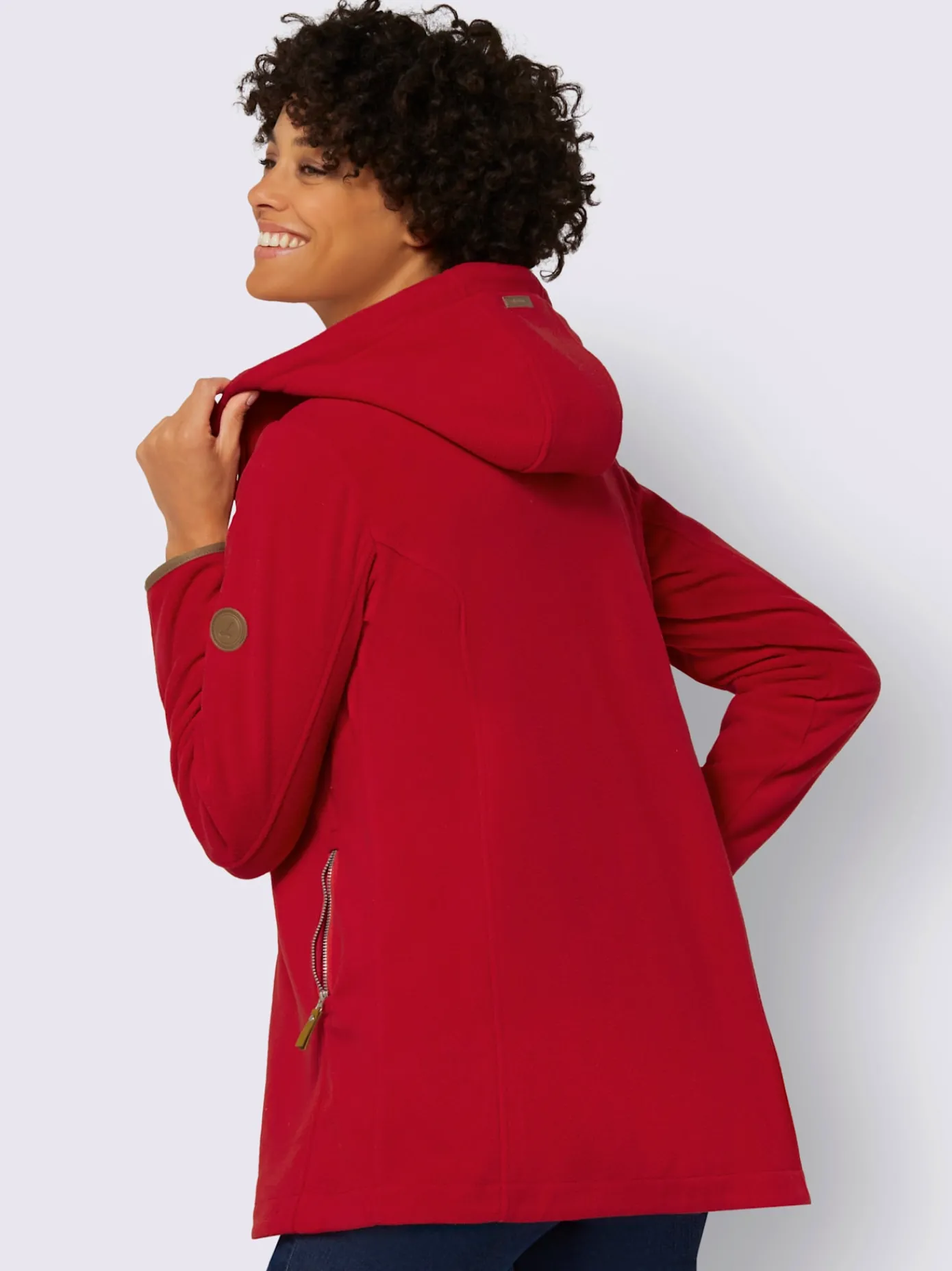 Collection L Vestes<Veste polaire à capuche qualité polaire chaude