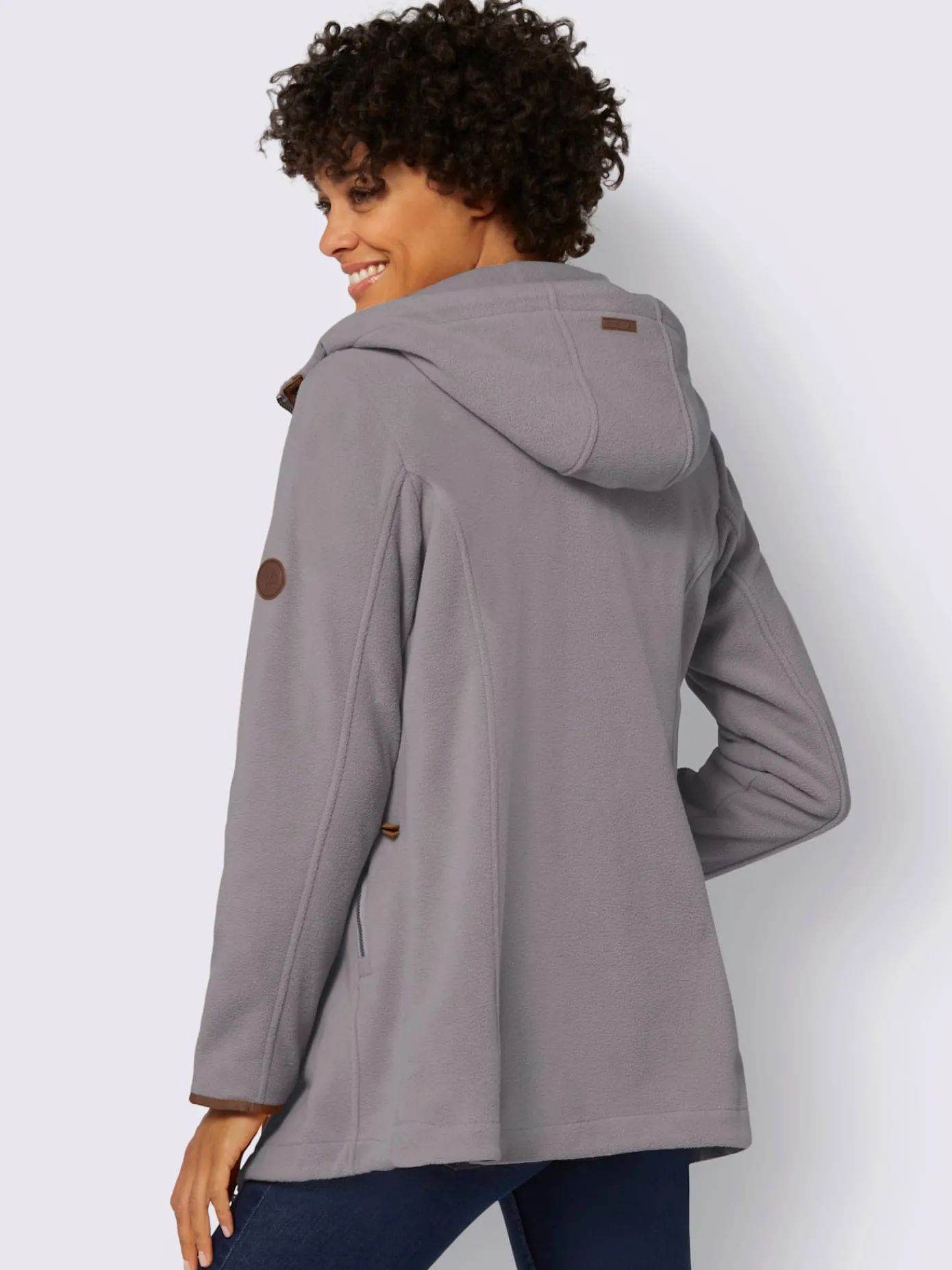 Collection L Vestes<Veste polaire à capuche qualité polaire chaude