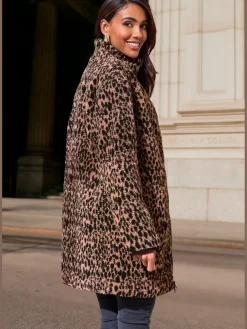 LASCANA Tenues De Détente|Vestes<Veste polaire longue à col montant