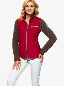 Rick Cardona Vestes<Veste polaire mélange polaire et tricot