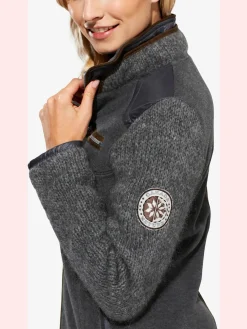 Rick Cardona Vestes<Veste polaire mélange polaire et tricot